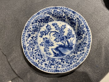 A group of Chinese blue and white wares, Kangxi